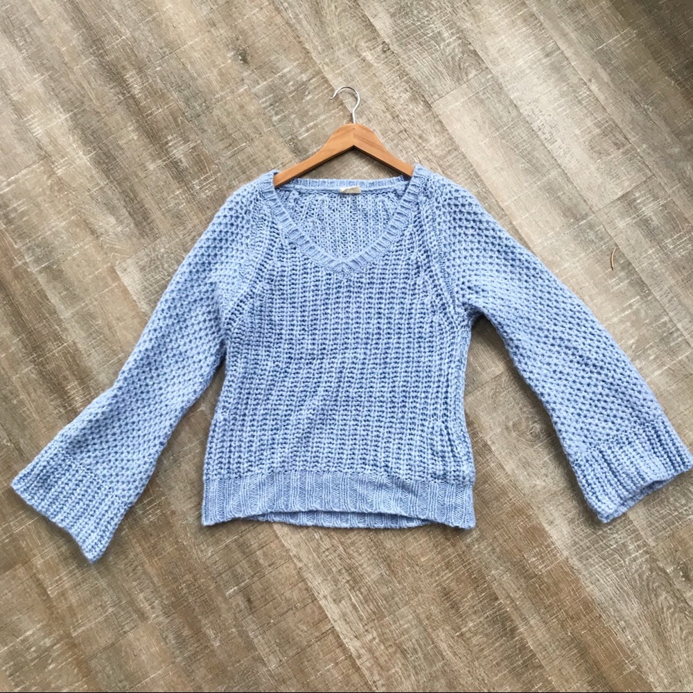 Moth (Anthro) bell sleeve knit sweater - Picture 3 of 4